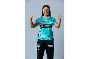 #4 Mikayla Wrigley Brisbane Heat Signed Indigenous Match Shirt0