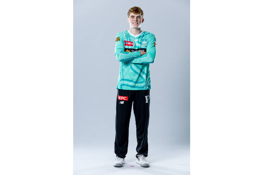 #51 Callum Vidler Brisbane Heat Signed Indigenous Match Shirt0