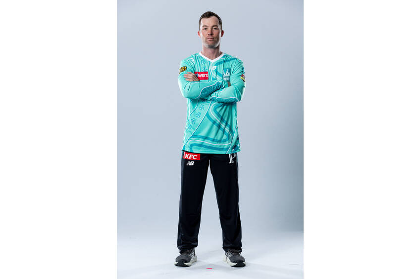 #59 Jimmy Peirson Brisbane Heat Signed Indigenous Match Shirt0