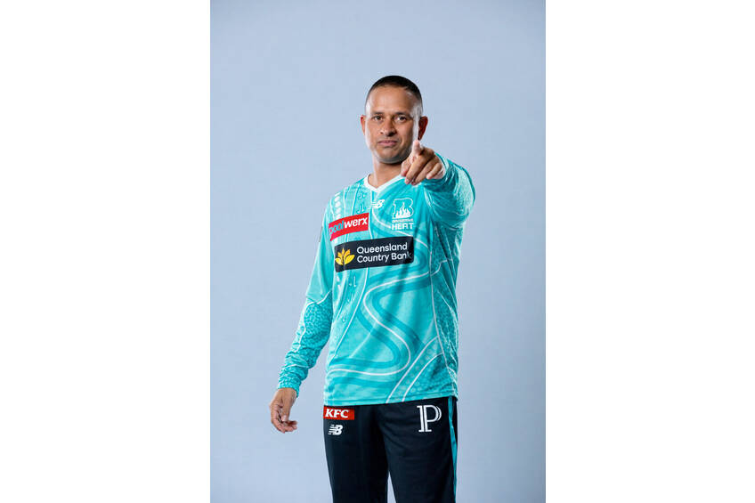 #1 Usman Khawaja Brisbane Heat Signed Indigenous Match Shirt0