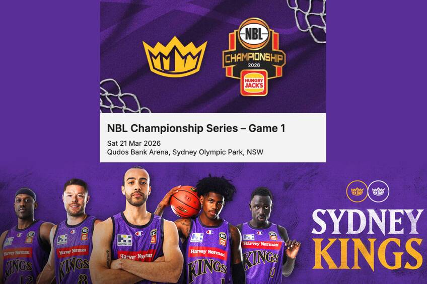 Sydney Kings Centre Court Experience FINALS - GAME 1 21st March1