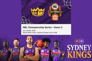 Sydney Kings Centre Court Experience FINALS  - GAME 3  29th March1