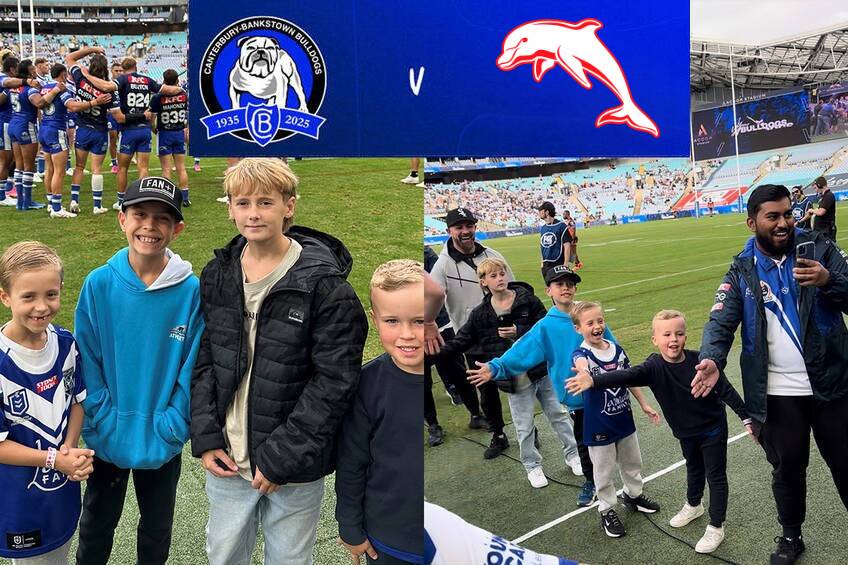 Bulldogs 2nd Half Guard of Honour R120