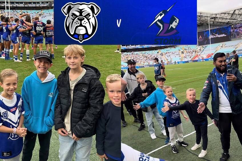 Bulldogs 2nd Half Guard of Honour R120
