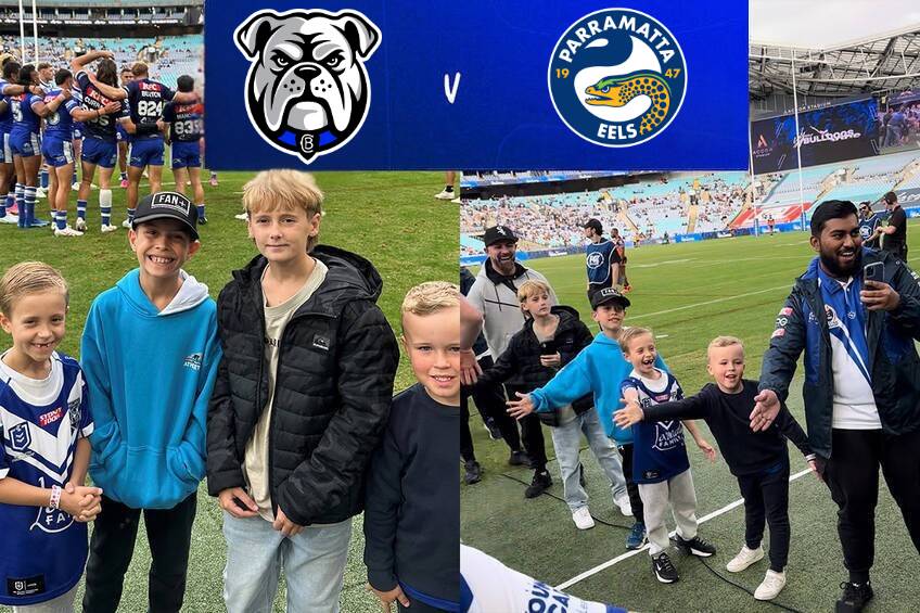 Bulldogs 2nd Half Guard of Honour R140