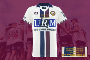 Jackson Shereb's signed, player-worn Warm-Up Tee0