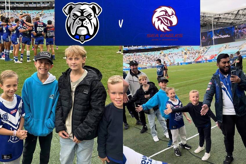 Bulldogs 2nd Half Guard of Honour R160