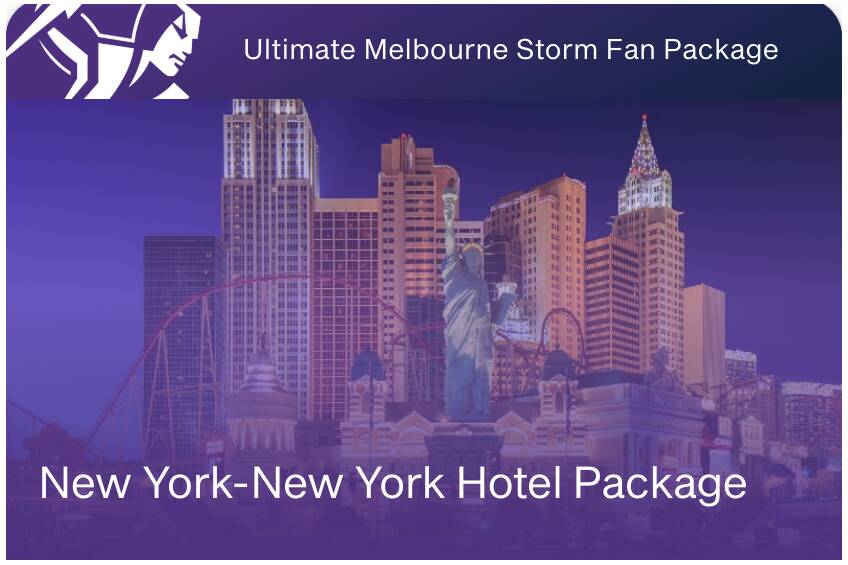 Melbourne Storm Las Vegas - New York-New York Hotel Package0