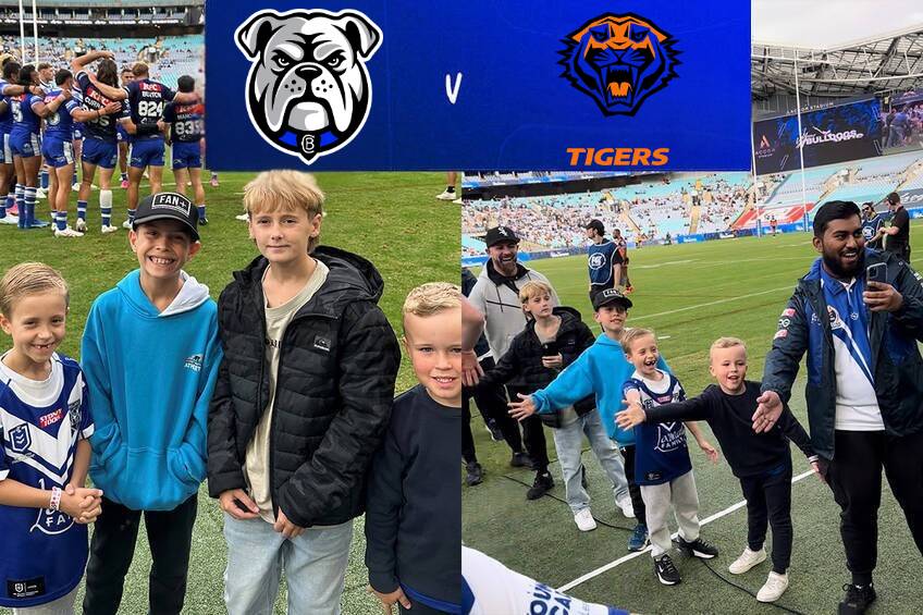 Bulldogs Warm up and Guard of Honour RD200
