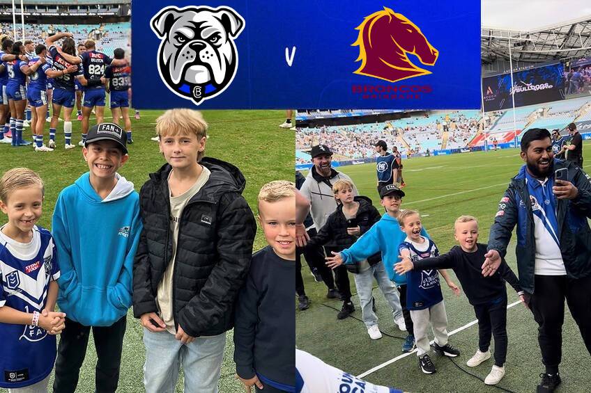 Bulldogs Warm up and Guard of Honour RD270