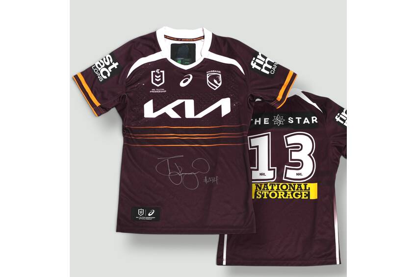 mainPatrick Carrigan - Lock #13 2026 Brisbane Broncos Match Worn Jersey Signed by Patrick Carrigan0