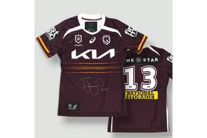 Patrick Carrigan - Lock #13 2026 Brisbane Broncos Match Worn Jersey Signed by Patrick Carrigan0