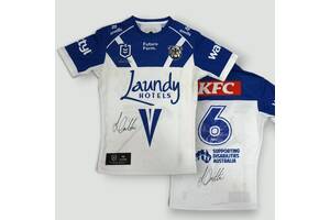 Stephen Crichton (Captain) #6 Centre/Five-Eighth 2026 Bulldogs Match-Worn Jersey Signed by Stephen Crichton0