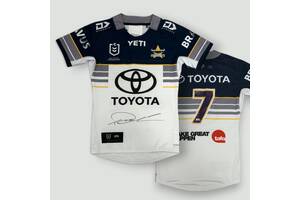 Tom Dearden (Captain) #7 Five Eighth/Halfback 2026 Cowboys Match-Worn Jersey Signed by Tom Dearden0