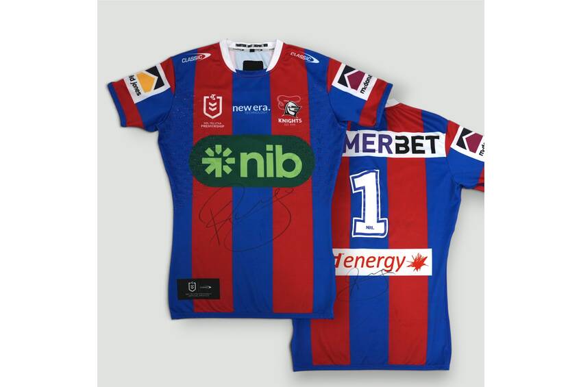 mainKalyn Ponga (Captain) #1 Fullback 2026 Newcastle Knights Match-Worn Jersey Signed by Kalyn Ponga0