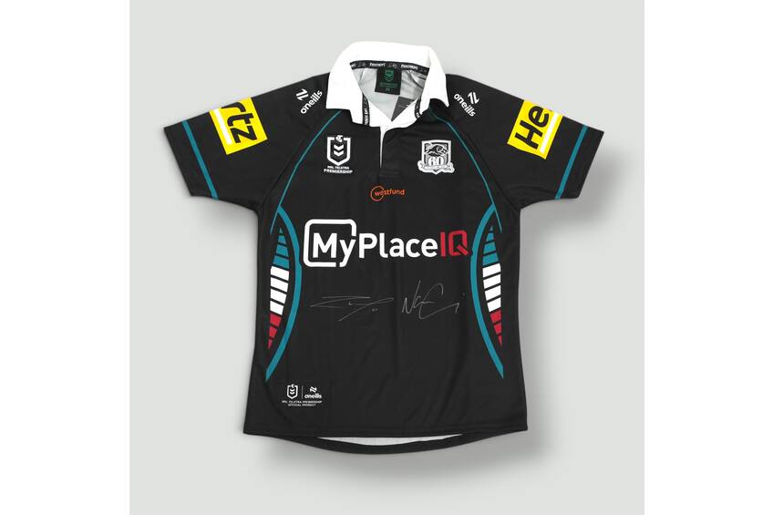 mainNathan Cleary & Isaah Yeo (Co-Captains) 2026 Penrith Panthers Official Jersey - *Not Match Worn* Signed by Nathan Cleary0