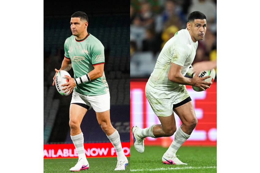 Cody Walker Match Worn + Signed Rd 15 Arrow Playing Kit & Warm Up Tee0