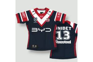 Connor Watson #13 Lock 2026 Sydney Roosters Match Worn Jersey Signed by Connor Watson0