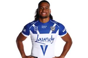 Stephen Crichton (Captain) #6 Centre/Five-Eighth 2026 Bulldogs Match-Worn Jersey Signed by Stephen Crichton1