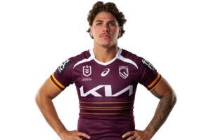Reece Walsh - Fullback #1 2026 Brisbane Broncos Match Worn Jersey1
