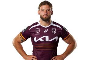 Patrick Carrigan - Lock #13 2026 Brisbane Broncos Match Worn Jersey Signed by Patrick Carrigan1