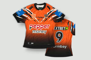 Apisai Koroisau (Captain) #9 Hooker 2026 Wests Tigers Match Worn Jersey Signed by Apisai Koroisau0