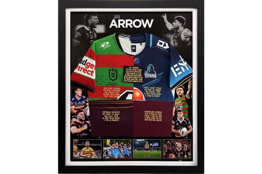 Jai Arrow Signed Career Celebration Quad Jersey0