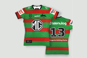 Cameron Murray (Captain) #13 Lock 2026 South Sydney Rabbitohs Match-Worn Jersey Signed by Cameron Murray0
