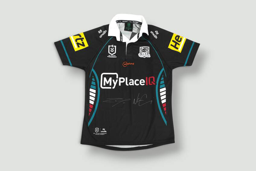 mainNathan Cleary & Isaah Yeo (Co-Captains) 2026 Penrith Panthers Official Jersey - *Not Match Worn* Signed by Nathan Cleary0