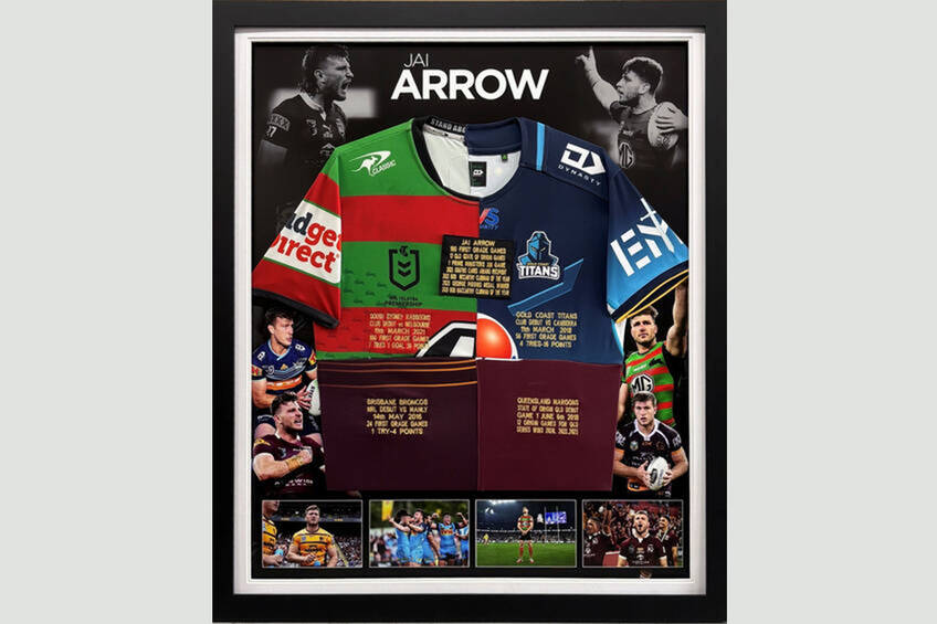 Jai Arrow Signed Career Celebration Quad Jersey0